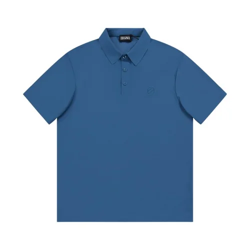 Поло Zegna With Small Logo Brand "Blue"