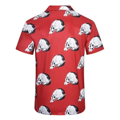 Рубашка Amiri Skull Print "Red" фото № 2