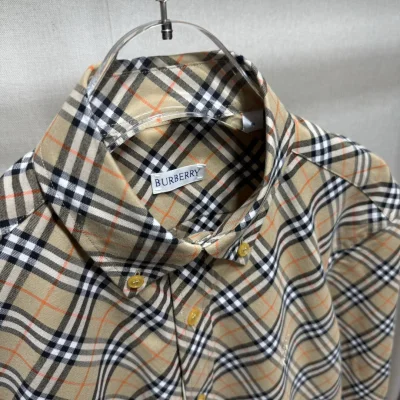 Кардиган Burberry Red And Dark Lines Checked Print "Beige" фото № 5