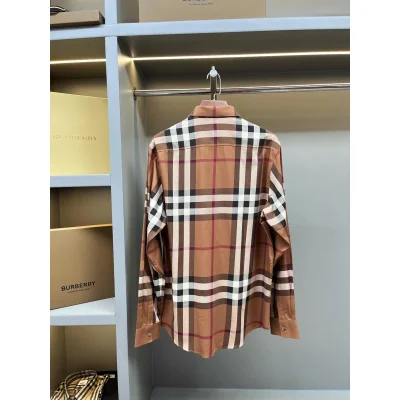 Рубашка Burberry Print Allsides Red And Contrast Lines "Brown" фото № 6 Рубашка Burberry Print Allsides Red And Contrast Lines "Brown" фото № 6