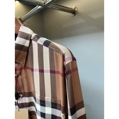 Рубашка Burberry Print Allsides Red And Contrast Lines "Brown" фото № 4 Рубашка Burberry Print Allsides Red And Contrast Lines "Brown" фото № 4
