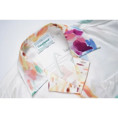 Рубашка Casablanca Tangerine Print "White" фото № 3