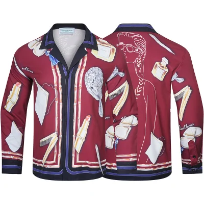 Рубашка Casablanca Female Print "Burgundy" фото № 8