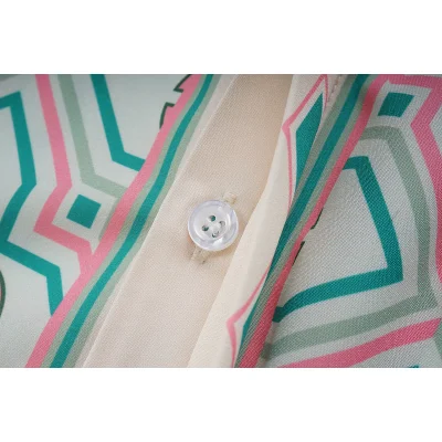 Рубашка Casablanca Unusual Patterns Of The Brand "Pink/White" фото № 5