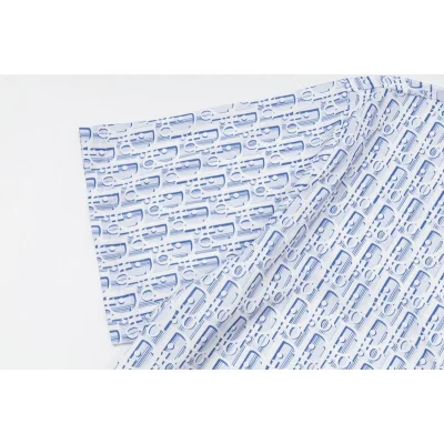 Рубашка Christian Dior Branded "Blue/White" фото № 4