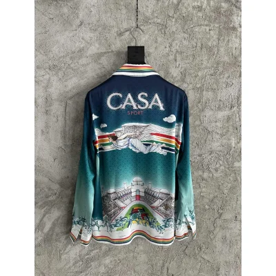 Рубашка Casablanca Olimpic Games Greece "Blue" фото № 8 Рубашка Casablanca Olimpic Games Greece "Blue" фото № 8