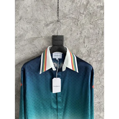 Рубашка Casablanca Olimpic Games Greece "Blue" фото № 3 Рубашка Casablanca Olimpic Games Greece "Blue" фото № 3