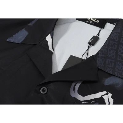 Рубашка Fendi Accent Line "Black" фото № 6
