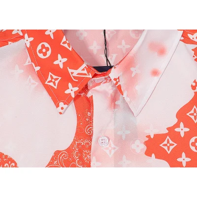 Рубашка Louis Vuitton Abstract Pattern And Geometry "White" фото № 9