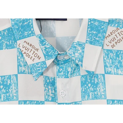Рубашка Louis Vuitton Short Sleeve Damier "White" фото № 3 Рубашка Louis Vuitton Short Sleeve Damier "White" фото № 3