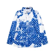 Рубашка Louis Vuitton Brand Patterns "Blue/White"