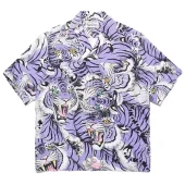 Рубашка Wacko Maria Tiger Print "Violet/White"