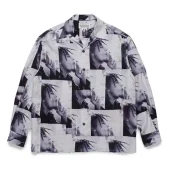 Рубашка Wacko Maria With Photo Of Bob Marley "Gray"