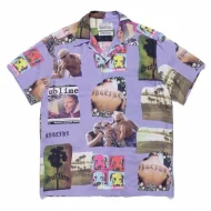 Рубашка Wacko Maria With Clippings "Violet"