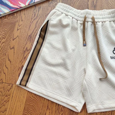 Шорты Balenciaga With Brown Stripe "White" фото № 6