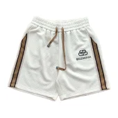 Шорты Balenciaga With Brown Stripe "White"