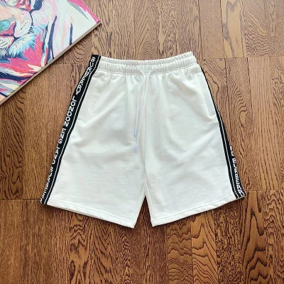 Шорты Burberry With Logo Stripe "White" фото № 2