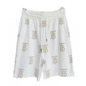 Шорты Burberry Lots of Logo "White"