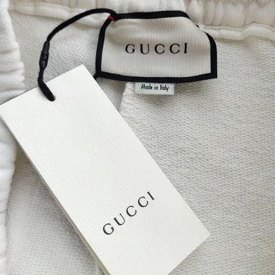 Шорты Gucci GG Logo "White" фото № 2