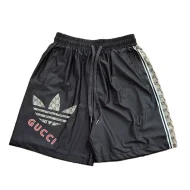 Шорты Gucci X Adidas With Logo String "Black"