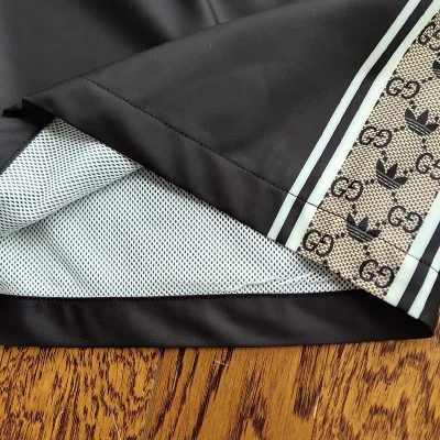 Шорты Gucci X Adidas With Logo String "Black" фото № 3