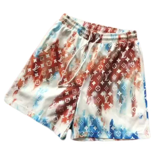 Шорты Louis Vuitton Repeating Logo Symbols "Brown/White"