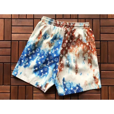 Шорты Louis Vuitton Repeating Logo Symbols "Brown/White" фото № 2 Шорты Louis Vuitton Repeating Logo Symbols "Brown/White" фото № 2