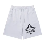 Шорты Louis Vuitton With Flower Logo "White"