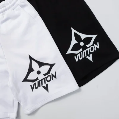 Шорты Louis Vuitton With Flower Logo "White" фото № 7