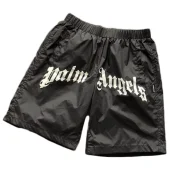 Шорты Palm Angels Big Front Logo Lettering "Black"