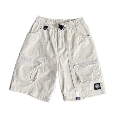 Шорты Stone Island With Large Pockets And Lock "White"
