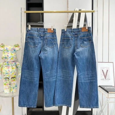 Джинсы Christian Dior Blue Frontside Pockets "Blue" фото № 6