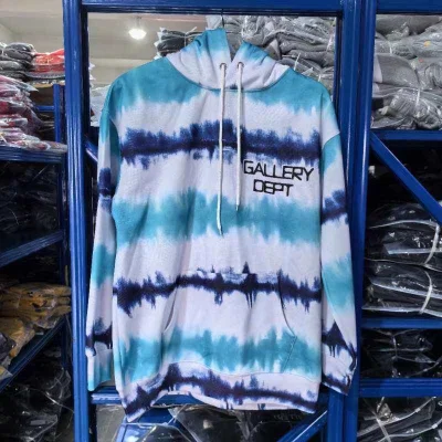 Худи Gallery Dept Hollywo Ca "Blue" фото № 9