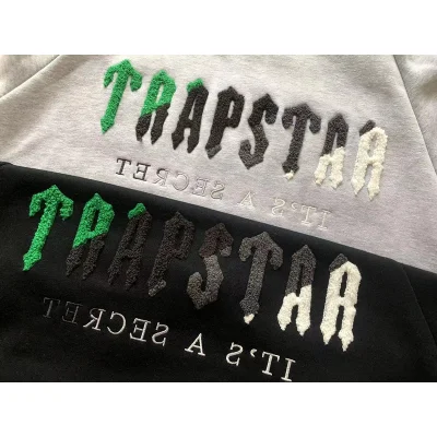 Худи Trapstar Multicolor Embroidered Front Logo With Small Mirror Inscription "Gray" фото № 3