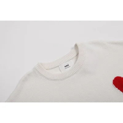 Свитер Amiri Large Logo - Heart And Letter "White" фото № 7