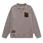 Свитер Burberry Frontside Fur Brown Letter B "Purple"