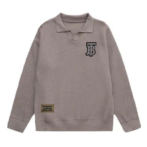 Свитер Burberry Frontside Print White Logo BT London England "Purple"