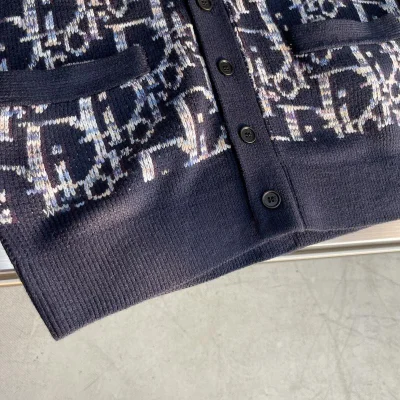 Кардиган Christian Dior Many Logos Dior "Blue" фото № 6 Кардиган Christian Dior Many Logos Dior "Blue" фото № 6