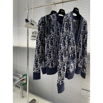 Кардиган Christian Dior Many Logos Dior "Blue" фото № 4 Кардиган Christian Dior Many Logos Dior "Blue" фото № 4