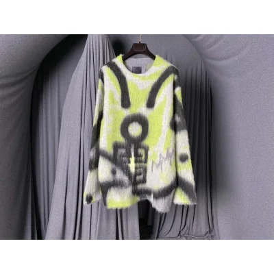 Джемпер Givenchy Logo Brand "White/Green" фото № 2 Джемпер Givenchy Logo Brand "White/Green" фото № 2