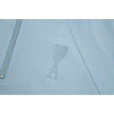 Свитшот Amiri Solid Color With Lock And Logo "Blue" фото № 3