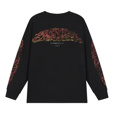 Худи Balenciaga Back Front Graffiti Text "Black" фото № 2 Худи Balenciaga Back Front Graffiti Text "Black" фото № 2