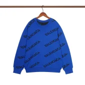 Свитшот Balenciaga Text Print "Blue"