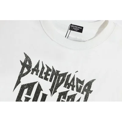 Свитшот Balenciaga With Shiny Text Logo "White" фото № 4