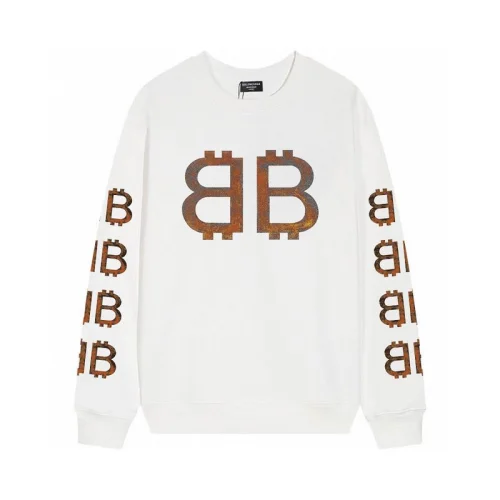Свитшот Balenciaga Rusty Logo "White"