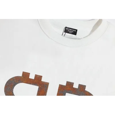 Свитшот Balenciaga Rusty Logo "White" фото № 3