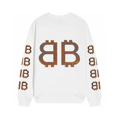 Свитшот Balenciaga Rusty Logo "White" фото № 8