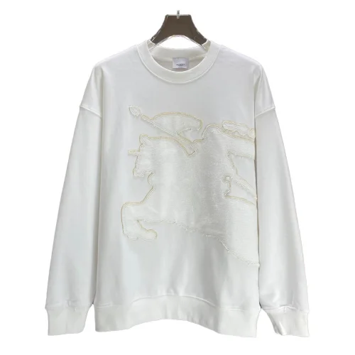Свитшот Burberry Clear Frontside Print Warrior And Horse "White"