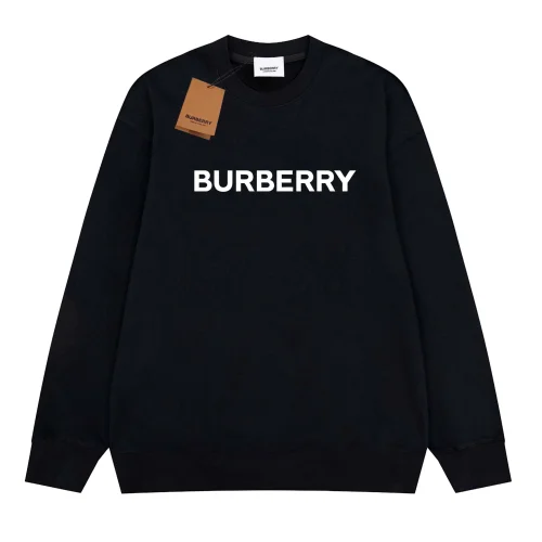 Свитшот Burberry Frontside Central Logo Contrast Burberry "Black"