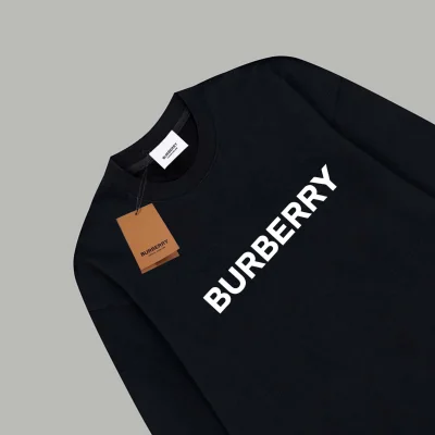 Свитшот Burberry Frontside Central Logo Contrast Burberry "Black" фото № 2